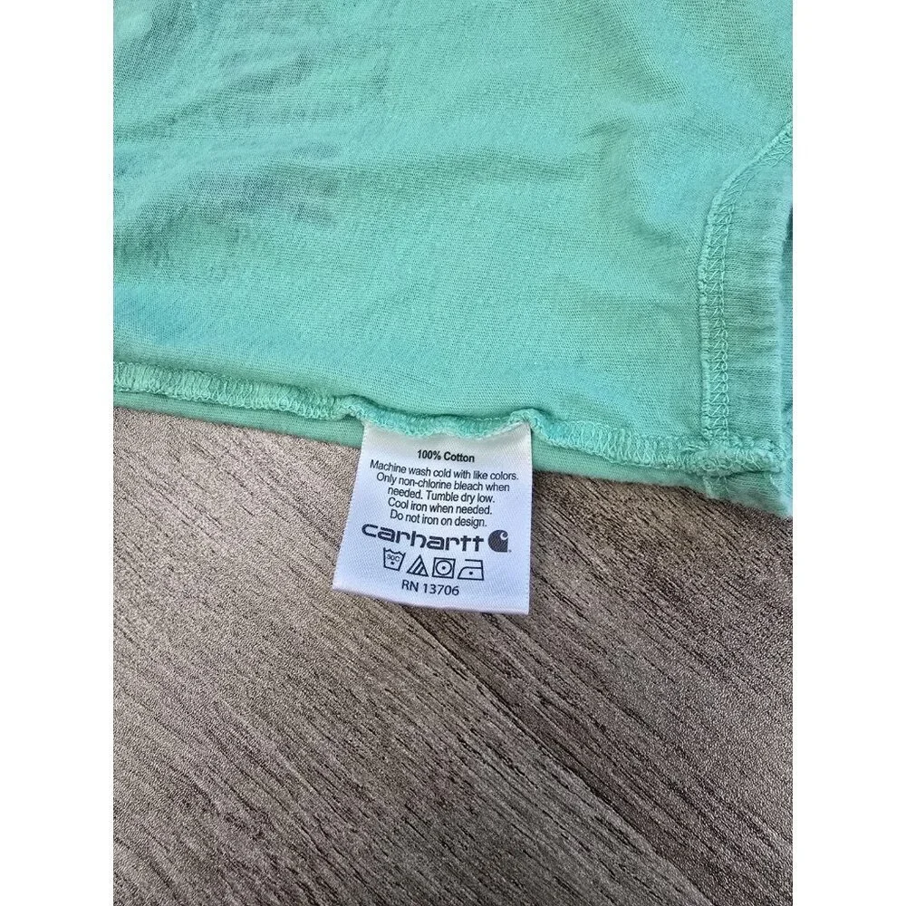 Carhartt Baby Girl Size 3 Month Short Sleeve Bodysuit My Tractor Is Pink Farm